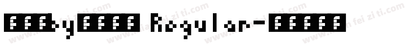 沙加体by宁静之雨 Regular字体转换